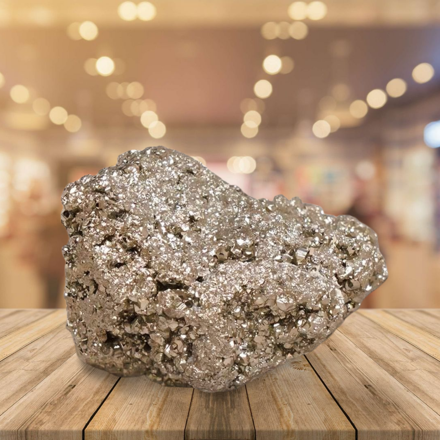 Raw Pyrite Geode Stone – The Stone of Wealth & Protection